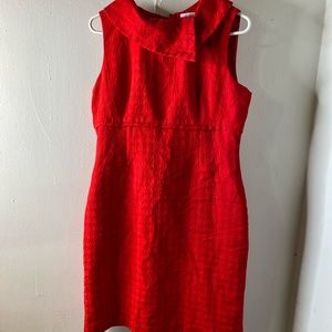 Woman’s Sleeveless Red Dress